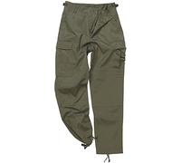 Mil Tec - Pantalones de camuflaje de estilo militar - Para el campo y tiempo libre XS-3XL, color verde oliva, tamaño XXXL