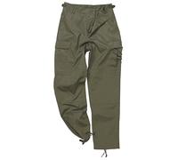 Mil Tec - Pantalones de camuflaje de estilo militar - Para el campo y tiempo libre XS-3XL, color verde, tamaño L