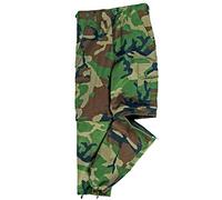 Mil-Tec Us Zip-Off Pantalones, Woodland, Medium Unisex Adulto
