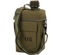 Mil-Tec Patrol Canteen 2 L con funda y correa Oliva