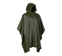 Mil-tec poncho de lluvia unisex de vinilo multiusos para hombre y muje