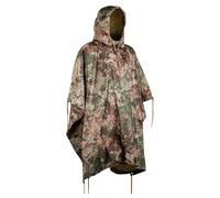 Mil-Tec Poncho de lluvia unisex • Poncho estadounidense de material Ripstop resistente • Poncho de lluvia multiusos para hombre y mujer • Impermeable y extra largo • Chaqueta impermeable para