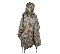 MIL-TEC Poncho PVC Recubierto Impermeable Ligero Camuflaje Patrón Con Capucha