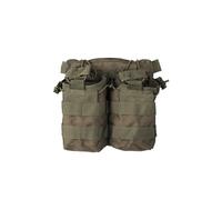 Mil-Tec Portacargadores Doble M4/M16 Olive Open Top (fijación Molle), Unisex, Color Verde OD, Talla única