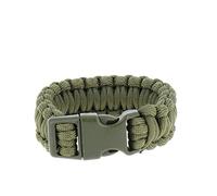 Mil-Tec Pulsera de Paracord (Aceituna, Small)