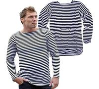Mil-Tec Russ Marine Suéter, a Rayas, Extra-Large Unisex Adulto