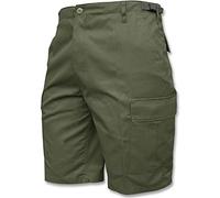 Mil-Tec Shorts-11401001 Pantalones Cortos, Verde Oliva, Large para Hombre
