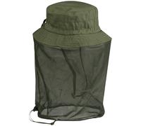 Mil-Tec Sombrero Boonie con Mosquitera Excursionismo Protector Pescar Oliva