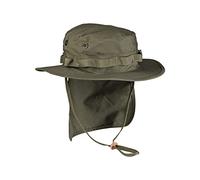 Mil-Tec Boonie Sombrero británico con protección Cuello Ripstop (Oliva/S)