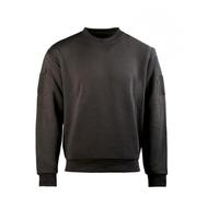Mil-Tec Sudadera táctica cuello redondo negro, Negro , M