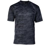 Mil-Tec T-Shirt Mesh Hombre Outdoor Ejército Respirable Táctico Neto Dark Camo
