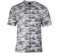 Mil-Tec T-Shirt Mesh Hombre Outdoor Ejército Respirable Táctico Urban Camo