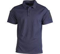 Mil-Tec Táctica Polo, Azul Oscuro, Small Unisex Adulto