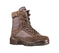 Mil-Tec Tactical Boot M.YKK Cremallera para hombre, marrón, 44 EU