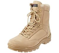 Mil-Tec Tactical Boot M.YKK Zipper Zapatos de Senderismo, Hombre, Caqui, 45 EU