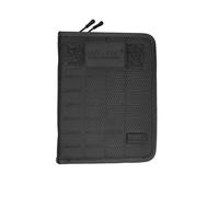 Mil-Tec Tactical Notebook Hextac • Cuaderno acolchado con funda y cremallera • Negro, tamaño mediano
