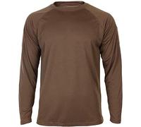 Mil-Tec Tactical Quick Dry Camiseta, Dark Coyote, Small Unisex Adulto