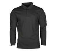 Mil-Tec Tactical Quick Dry Camiseta, Negro, XX-Large para Hombre