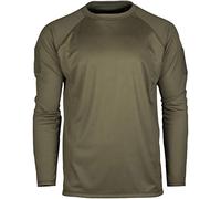 Mil-Tec Tactical Quick Dry Camiseta, Verde Oliva, Medium Unisex Adulto
