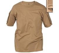 Mil-Tec Táctico Camiseta, Dark Coyote, Large Unisex Adulto