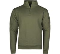 Mil-Tec Táctico Hombres Sudadera Con Cremallera Gimnasio Aire Libre Ranger Green