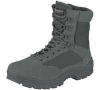 Mil-Tec Táctico Lado Zip Policía Combate Ejército Hombre Botas Desert Urban Gris