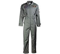 Mil-Tec Traje de Aviador Estadounidense para niños con Placa (Oliva/XS)