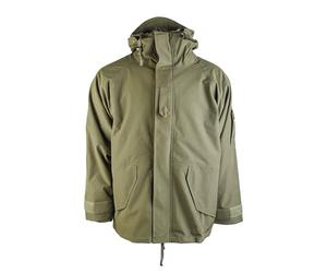 Mil-Tec Trilam 10615001-906 - Chaqueta para Clima húmedo con Forro Polar para Hombre, Verde OD, 2XL