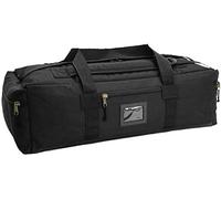 Mil-Tec Unisex - Adultos 13845002 - Bolsa de Transporte de Lona, Negro, Talla única