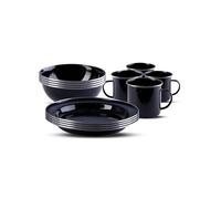 Mil-Tec Unisex - Adultos 14678002 Juego de vajilla Negro, Talla única