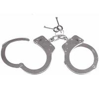 Mil-Tec Unisex - Adultos Double Lock Hand Cuffs, Plata, Talla Única