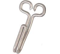 Mil-Tec Gancho-18145100 Ganchos, Adultos Unisex, Plata, Talla única