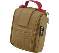 Mil-Tec Unisex - Paquete de Primeros Auxilios para Adultos, 25 Piezas, Color Coyote Oscuro, Talla única