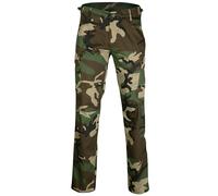 Mil-Tec US BDU Ranger Pantalones Militar Táctico Combate Airsoft Woodland Camo