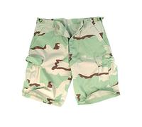Mil-Tec Us Bermuda Co Prewash Desert Pantalones Cortos, Verde (Camuflaje), Talla única para Hombre
