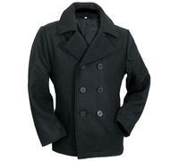Mil-Tec US Navy Pea Coat Abrigo Caban De Lana Negro Navy Azul