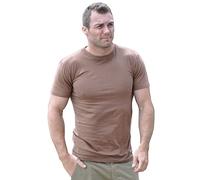 Mil-Tec Estilo de EE. UU Camiseta, marrón, Large para Hombre