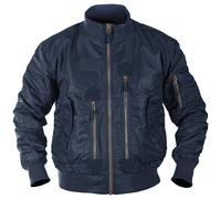 Mil-Tec US Táctico Chaqueta De Vuelo Hombres Viaje Cortavientos Azul oscuro