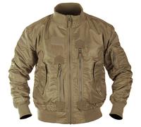 Mil-Tec US Táctico Chaqueta De Vuelo Hombres Viaje Cortavientos Dark Coyote