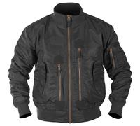 Mil-Tec US Táctico Chaqueta De Vuelo Hombres Viaje Nylon Cortavientos Negro