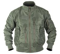 Mil-Tec US Táctico Chaqueta De Vuelo Hombres Viaje Nylon Cortavientos Oliva