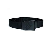 Mil-Tec USMC – Cinturón de cierre metálico, 130 x 3 cm, Negro