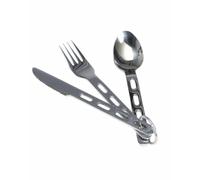 Mil-Tec Vajilla de acero con anillo S/peso ligero