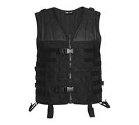 Mil-Tec Vest-13462102 Chaleco, Negro, Talla única Unisex Adulto