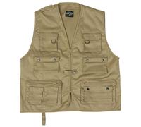 De Caza Y Chaleco Pescador Caqui Beige S-4XL Senderismo Exterior Multifuncional