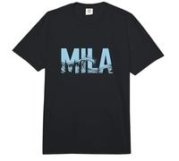 Mila Sea Waves - Nombre Personalizado Ocean Beach Art Comfort Colors Adult Heavyweight T-Shirt