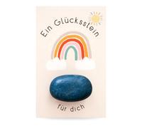Milaboo® Juego de 12 piedras de la suerte para niños, regalo de cumpleaños infantil, para bautizo, comunión, boda o regalo de amigo invisible, amuleto de la suerte para niños, listo en embalaje