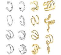 MILACOLATO - Pendientes Ajustables Sin PerfOraciones Para Mujer Mezclar