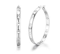 MILACOLATO Pendientes Aros Plata De Ley 925 Oro Dorados 14k Mujer Aretes 18k Pequeños Pendientes Hipoalergenicos Piercing Oreja Mujer Infantiles C