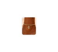 MILACOLATO Tobillera Mujer Acero Inoxidable con Letras A-Z Colgante Zirconia Ajustable 22+5 cm Pulsera Tobillera Mujer Verano Oro Plata Joya Personalizada Playa-GI